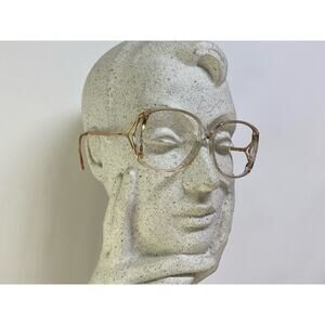 Blush Crystal Gold Italy 1980s | New Old Stock | *Add* Blue light or Sunglasses